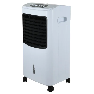 Enfriador de aire evaporativo de pie de 70 W con caja de hielo